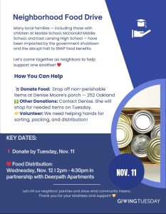 Neighborhood Food Drive